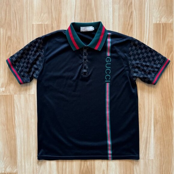 Gucci Mens Polo Collared Shirt- size Medium - Picture 1 of 6